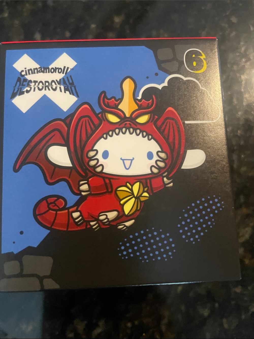 Hello Kitty Red and Blue Dragon Costume Art Print